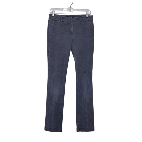 SANDRO FERRONE Blue Print  Slim-Fit Straight-Leg Pants Women's Size 28 - Picture 1 of 10